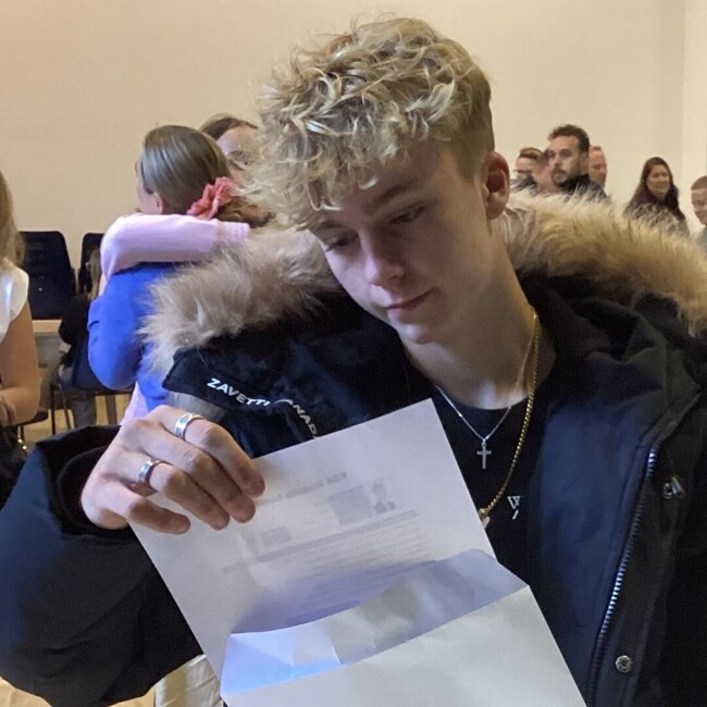 Congratulations Noah on fantastic GCSE results